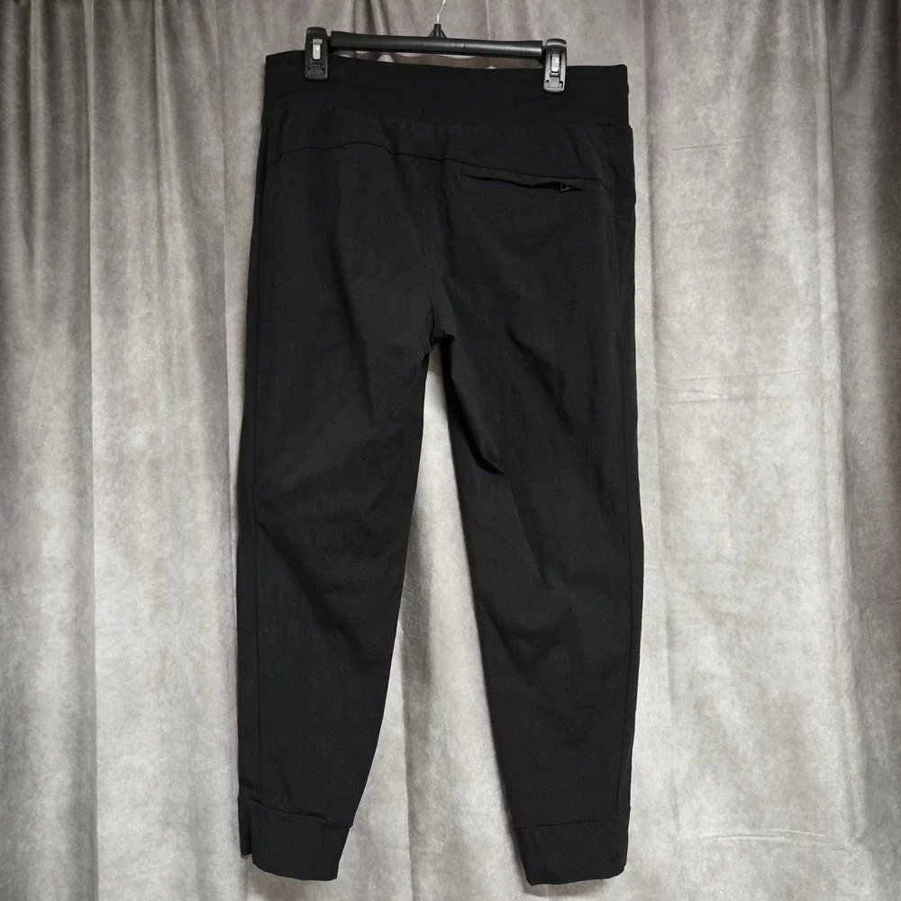 Athleta Trekkie North Jogger Pants Hiking Travel Activewear‎ Black Women's Sz 12